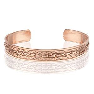 Pure Copper Bracelet Energy Cuff Bangle